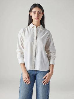 Levi's - Women White Solid/Plain Shirt