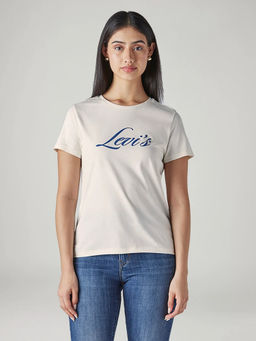 Levi's - Women Cream Graphic T-Shirt