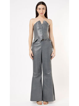 Deme - Grey Helen Pant Set (Set of 2)