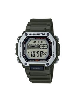 Casio - Unisex Youth Digital Green Dial Watch - MWD-110H-3AVDF (M)