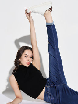 SHOWOFF - Women Blue Slim Fit Denim Jeans