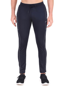 Vector X - Men Navy Blue Athleisure Activewear Sportswear Track Pants
