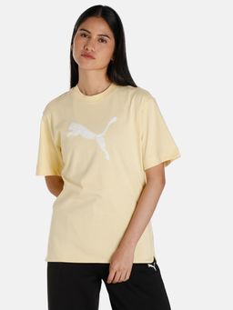 Puma - Her Womens Beige T-shirt
