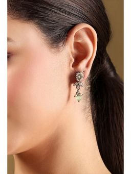 Biba - Women Mint Green Alloy Drop Earrings