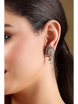 Biba - Women Mint Green Alloy Drop Earrings