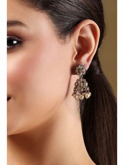 Biba - Women Ivory Alloy Drop Earrings