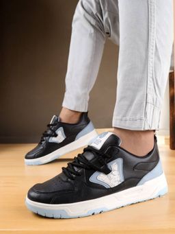 Bacca Bucci - Stride Eclipse: Flat Sole Sneakers Black And Blue