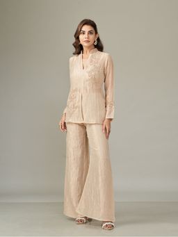Qunic - Sheen Tunes Crushed Tissue Co-Ord Set