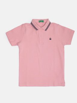 United Colors of Benetton - Solid T-shirt- Pink