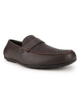 Bata - Solid Brown Loafers
