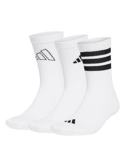 adidas - White Logo Socks (Pack of 3)