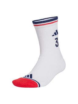 adidas - White Graphic Crew Socks