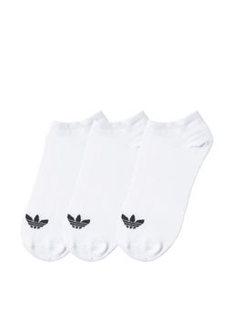 adidas - White Trefoil Liner Socks (Pack of 3)