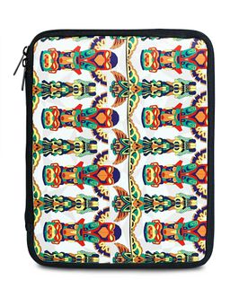 The Purple Sack - Totem Ipad Case - White