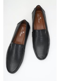 Louis Philippe - Black Slip Ons