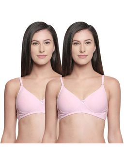 Bodycare - Perfect Coverage Padded Bra-Pack Of 2 - Pink