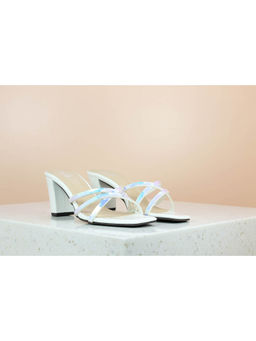 Inc.5 - White Solid Mules