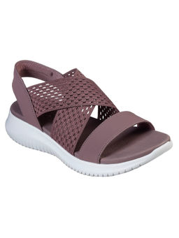 SKECHERS - Purple Ultra Flex Neon Star Sandals