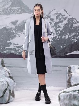 KOTTY - Women's Longline Tailored Sleek and Sophisticated Layering Piece Overcoat