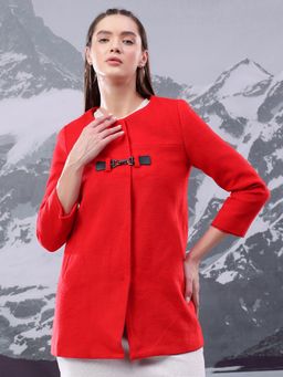 KOTTY - Women's Long Overcoat Bold and Unique Statement Piece