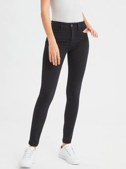 American Eagle - Black Solid Jeans