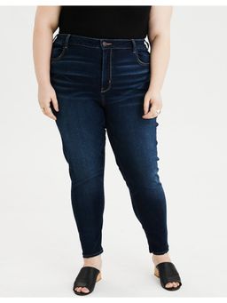 American Eagle - Navy Blue Solid Jeans