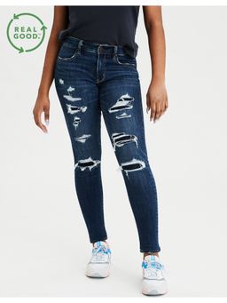 American Eagle - Blue Solid Jeans