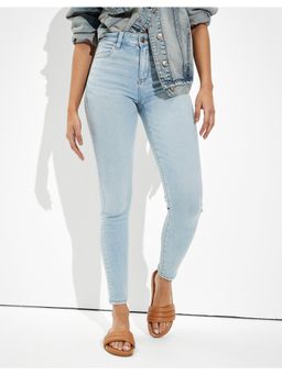 American Eagle - Blue Solid Plain Jeans