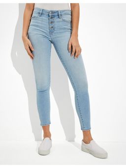 American Eagle - Women Blue Ne(X)T Level Mid-Rise Jeans