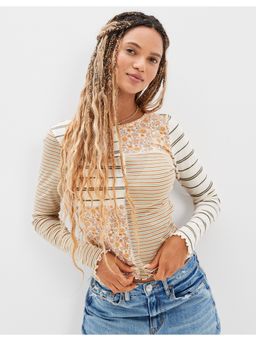 American Eagle - Long Sleeve T-Shirts Yellow