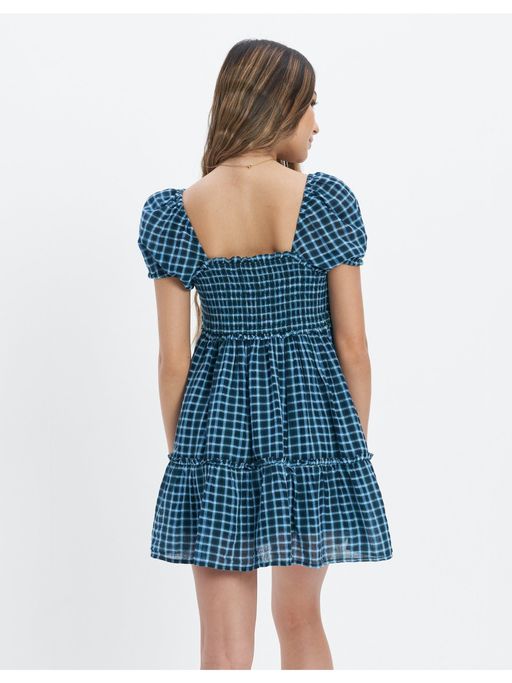 american eagle smocked mini dress AE Off-The-Shoulder Smocked Mini Dress
