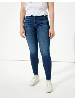 American Eagle - Women Blue Ne(x)t Level Curvy Jeans