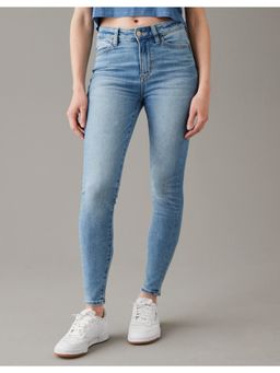 American Eagle - Blue Next Level High Waisted V Rise Jeans