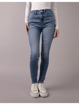 American Eagle - Women Blue Next Level High-Waisted Jegging
