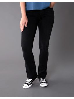 American Eagle - Women Black Next Level High-Waisted Skinny Kick Jeans