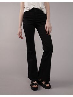 American Eagle - Women Black Next Level Super High-Waisted Bootcut Jeans