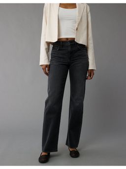 American Eagle - Women Black Strigid High-Waisted Stovepipe Jeans