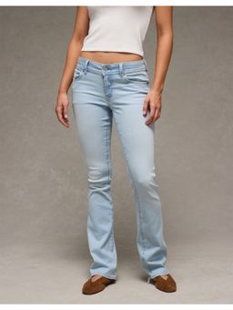American Eagle - Women Blue Next Level Kick Straight Jeans