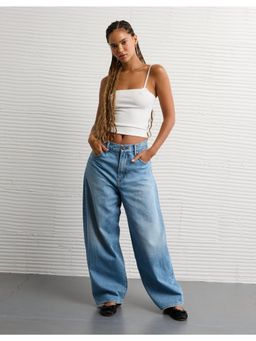 American Eagle - Women White Cami Crop Tops