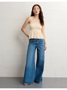 American Eagle - Women Cream Cami and Crop Tops