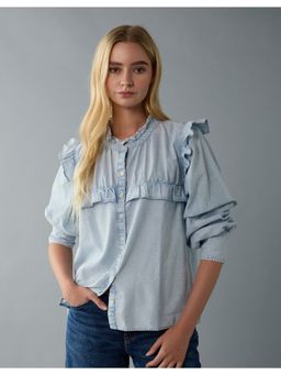 American Eagle - Women Blue Shirt