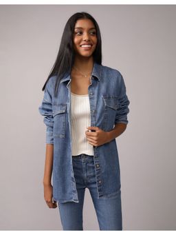 American Eagle - Women Blue Shirt