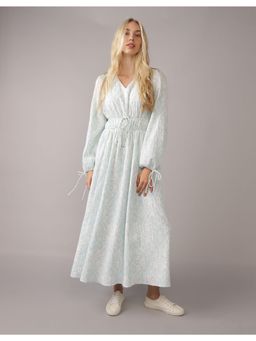 American Eagle - Women Light Blue Maxi Dress