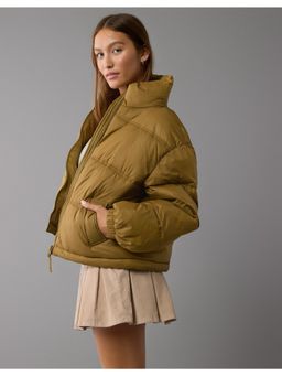 American Eagle - Women Olive Puffer Jacket