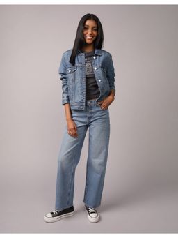 American Eagle - Women Blue Denim Jacket