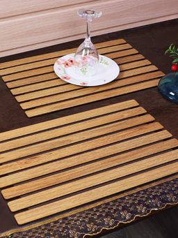 Eyda - Set of 6 Foldable MDF Table Mats