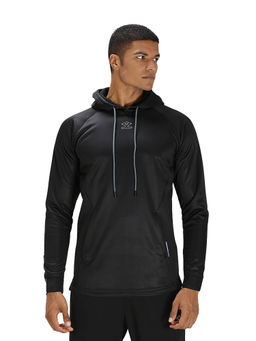 Shrey - Solid Black Pro Performance Hoodie