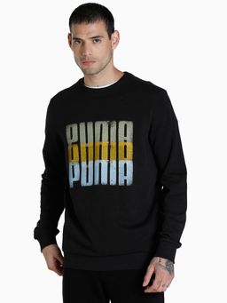 Puma - Summer Squeeze Mens Black Sweatshirt