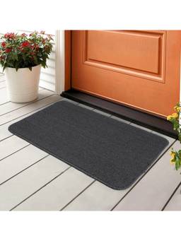 Saral Home - Dark Grey Polypropylene Anti Skid Bathmat - 45X60 cm