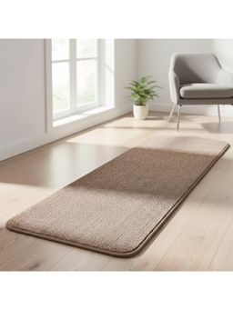 Saral Home - Beige Polypropylene Anti Skid Runner-45X180 Cm